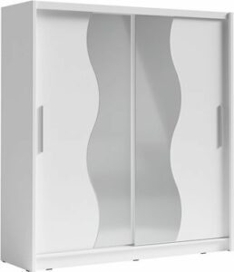 Bílá skříň s posuvnými dveřmi Palcos 1