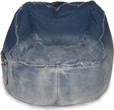 Sedací vak Jeans Chair blue